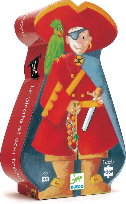 DJECO Puzzel Piraat 36 stukjes
