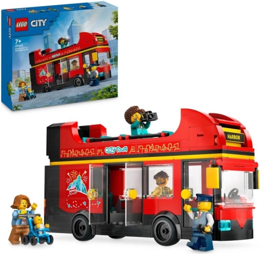 LEGO City rode dubbeldekkerbus