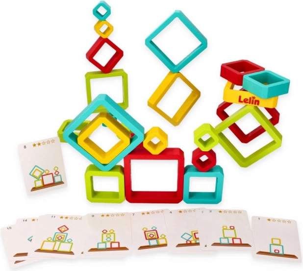 Lelin kinder balancerende geometrische puzzel
