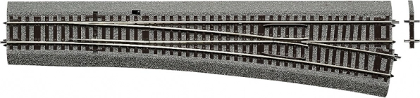 Roco Line WR10 wissel enkel rechts met bedding - 42581