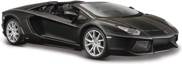 Maisto Lamborghini Aventador LP 700-4 Roadster Special Edition automodel 1:24 matzwart