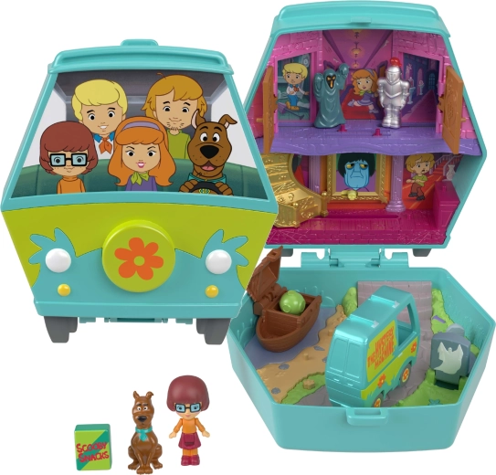 Polly Pocket compacte speelset SCOOBY-DOO met figuren en accessoires