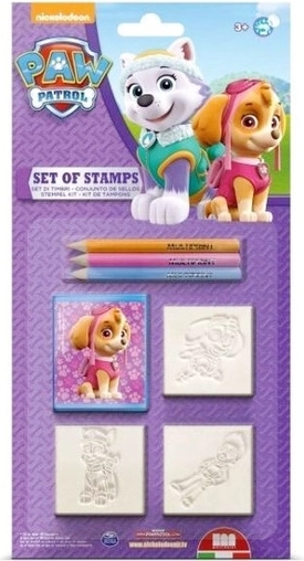 Multiprint Paw Patrol stempels voor meisjes – set van 3 stuks