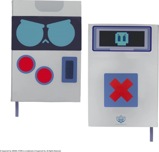 Brawl Stars harde omslag voor notitieblok 8‑bit