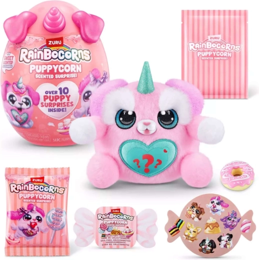 Zuru Rainbocorns Puppycorn Surprise pluchen hondje met verrassing - 1 stuk
