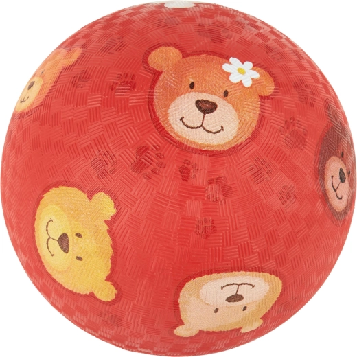Sigikid rubberen speelbal met beertjes 17 cm