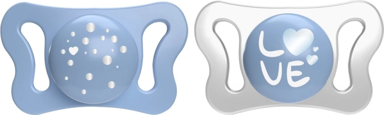 Chicco Physioforma Micro siliconen fopspeen 0–2 maanden voor jongens 2 stuks