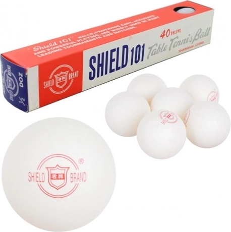 Pingpongballen A-1120, 6 stuks, wit