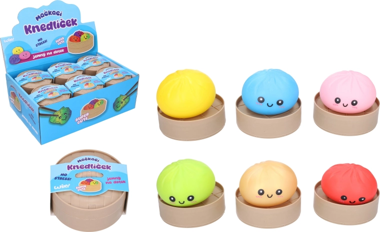 Knijpbare dumpling mystery box 8,5 cm - 1 stuk