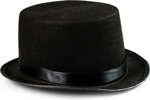 Elegante zwarte hoge hoed voor volwassenen
