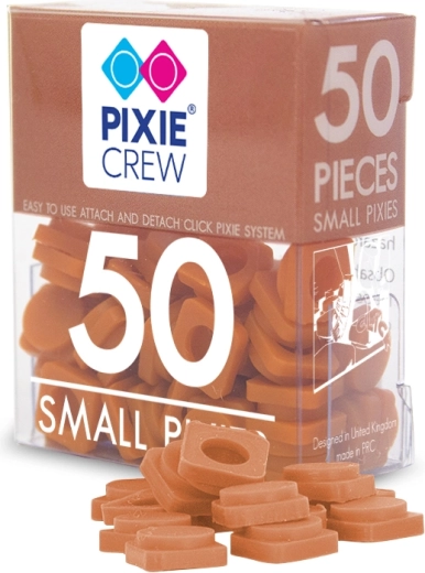 Kleine Pixie Crew-pixels lichtbruin