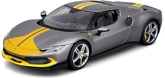Metalen model Ferrari 296 GTB Assetto Fiorano 1:18 grijs