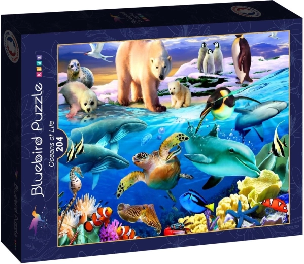 Bluebird puzzel Oceanen van het leven 204 stukjes