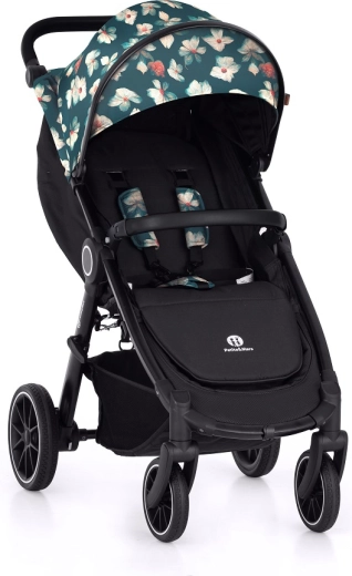 Sportieve kinderwagen Petite&Mars Street+ RWS Black Limited 100 Flowers