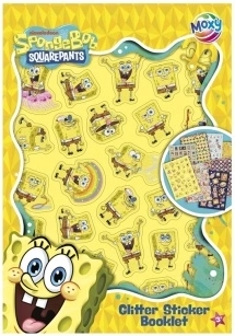 Stickerboek SpongeBob – glitterstickers (8 vellen)