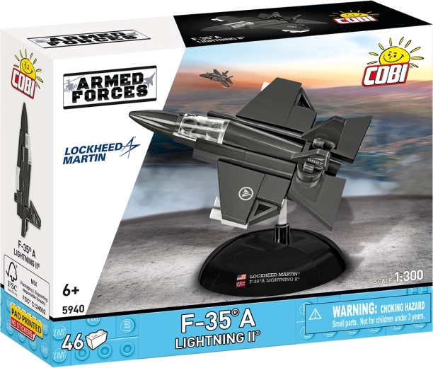 Cobi Armed Forces F-35A Lightning II Noorse luchtmacht 1:300 (46 onderdelen)