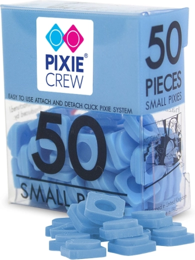 Pixie crew kleine siliconen pixels lichtblauw (ca. 50 stuks)