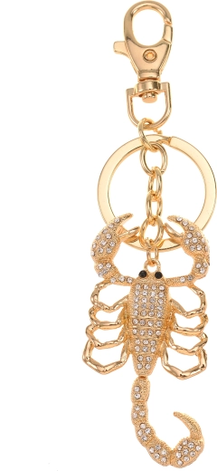 Gouden sleutelhanger Schorpioen