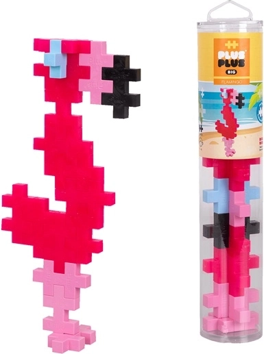 Plus-Plus BIG koker Flamingo