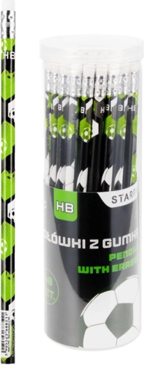 Potlood met gum Football - 1 stuk