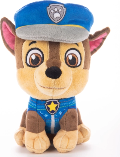 Pluchen Chase van Paw Patrol in een kersttrui 18 cm