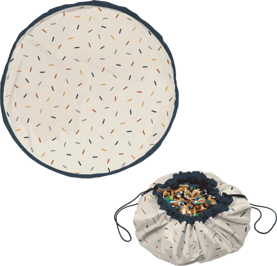 Play&Go Noomad original speelkleed en speelgoedzak confetti