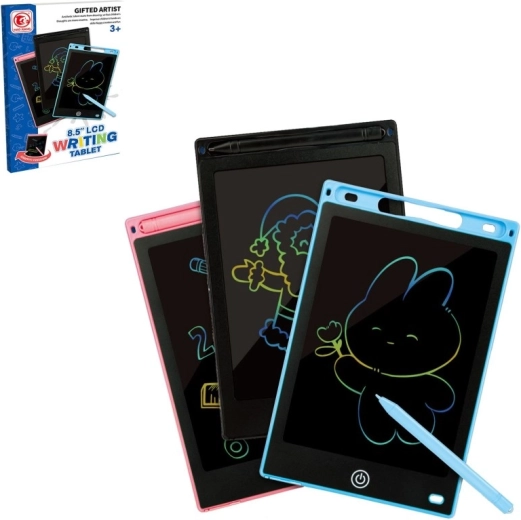 Tekenbord 8,5" kleurrijk voor kinderen