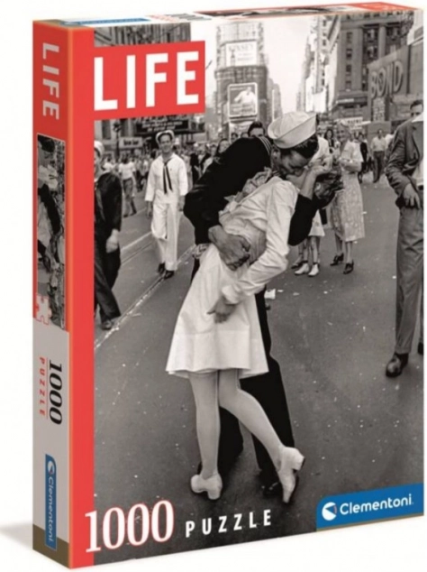 Clementoni Life-puzzel Chihuahua met 1000 stukjes – Kus op Times Square