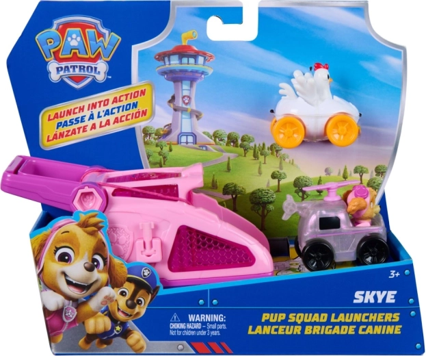 Paw Patrol lanceerinrichting Skye – set met mini-auto’s