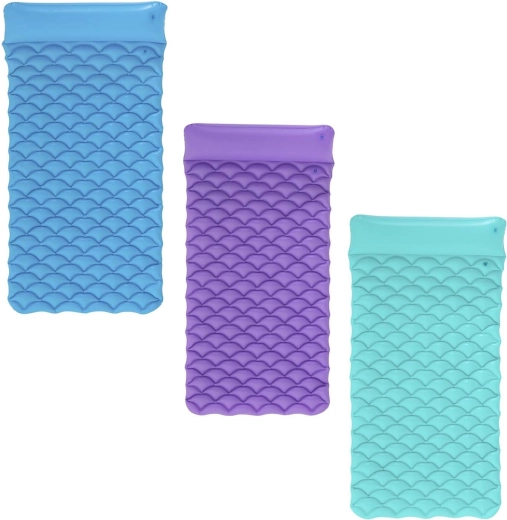 Strandluchtmatras met kijkvenster 213 × 86 cm – turkoois