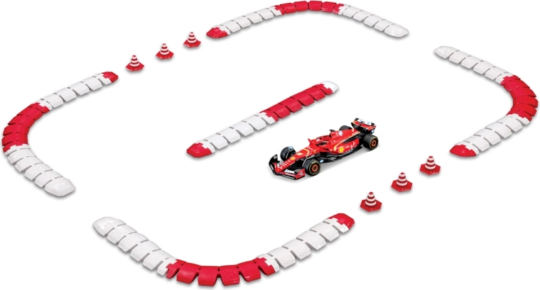 Maisto RC Ferrari SF-24 Charles Leclerc met racebaan op schaal 1:41