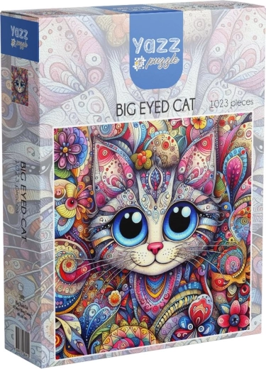 YAZZ puzzel Kat met grote ogen (1023 stukjes)