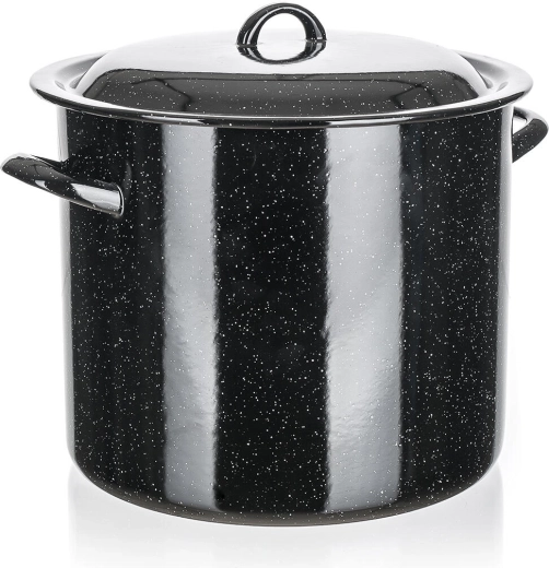 Geglazuurde pan met deksel 24 cm, 7,5 l