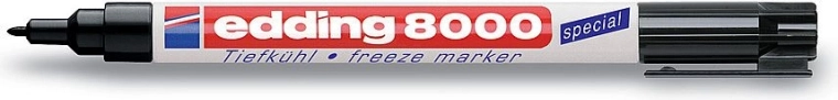 Vriezerstift edding 8000, zwart