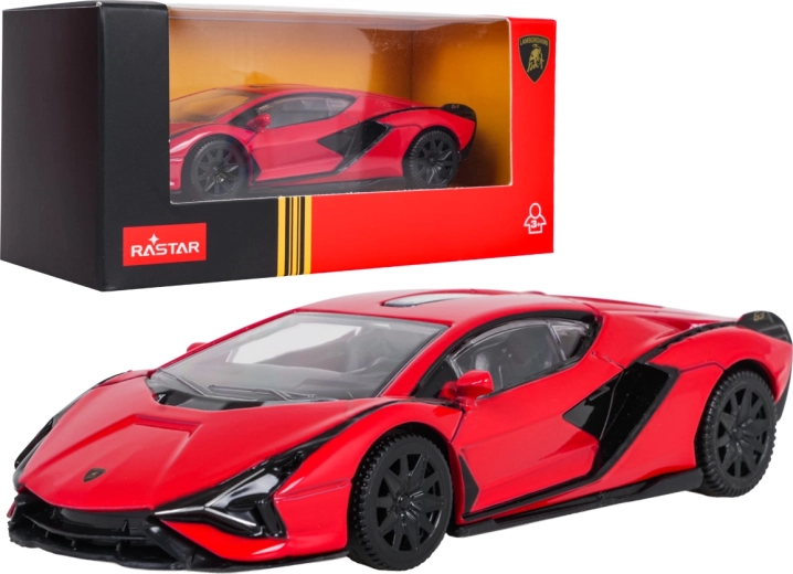 Metalen model Lamborghini Sián RASTAR op schaal 1:43 – Rood