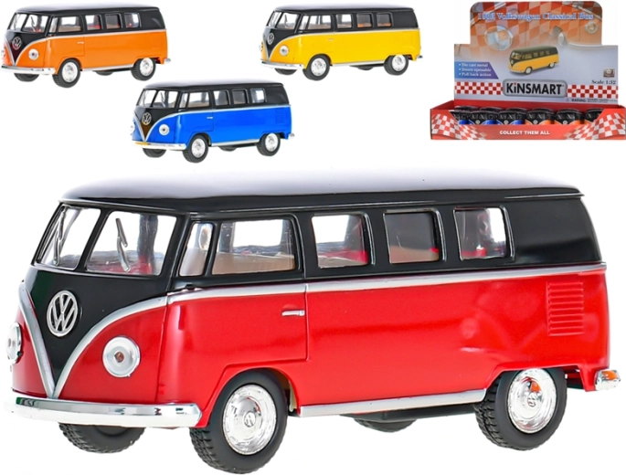 Metalen modelbus Volkswagen Classical 1962 1:32
