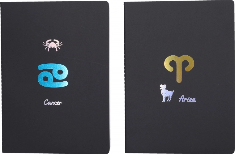 Gelijnd notitieboek Zodiac 18,5×25,5 cm
