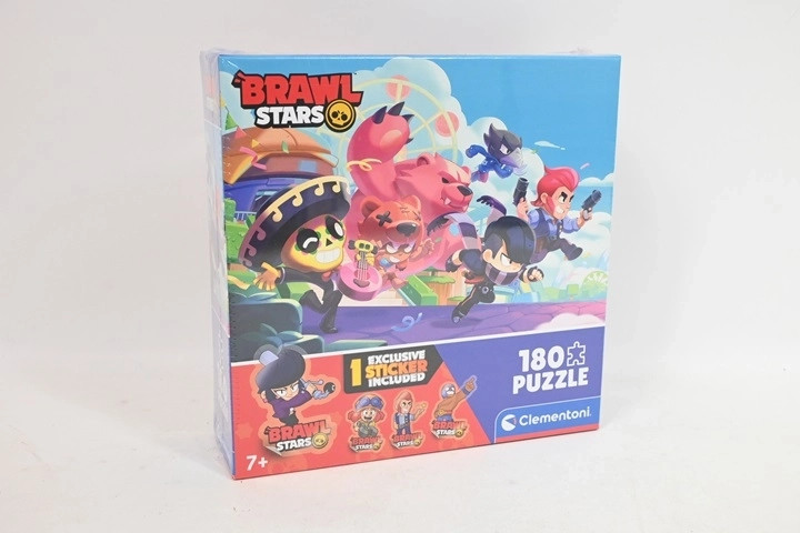 Clementoni kinderpuzzel Brawl Stars 180 stukjes in vierkante doos