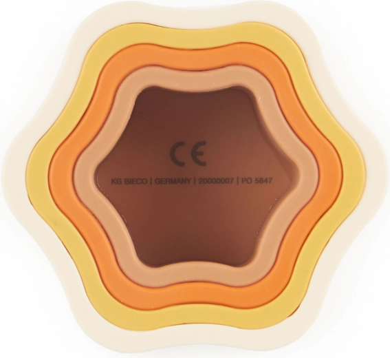 Bieco siliconen stapelbloem Chocolate Bliss