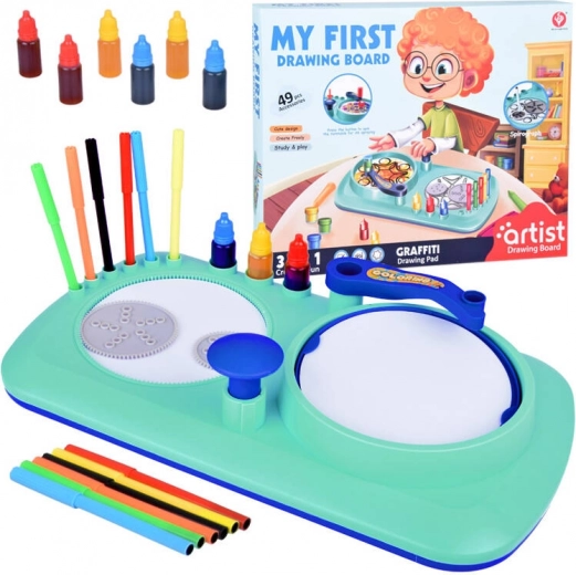Creatieve kindertekentafel 3-in-1 Spirograaf