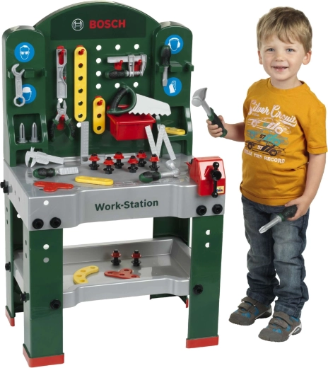 Outlet kinderwerkbank Bosch mini met gereedschap – defect