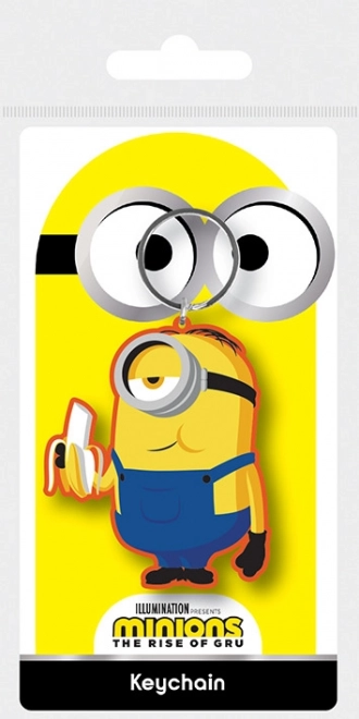 Rubberen sleutelhanger Minions – Stuart met banaan