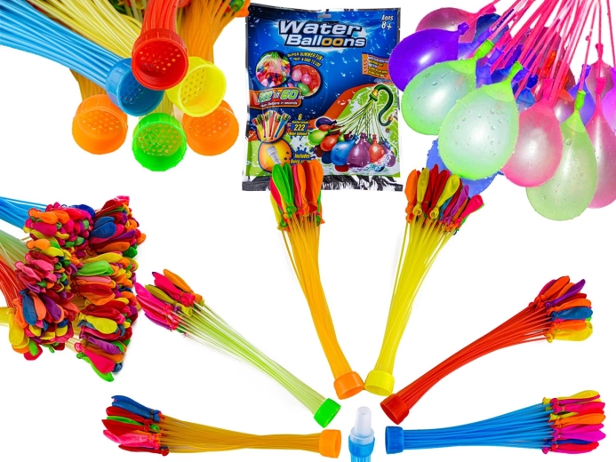 Zelfsluitende waterballonnen voor snel vullen 222 stuks