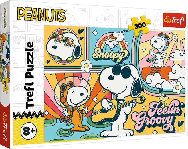 Puzzel Vermaakelijke wereld PEANUTS 300 stukjes