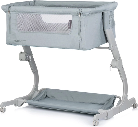 Babybed en co-sleeper 2-in-1 CHIPOLINO Eleganza – basilicum