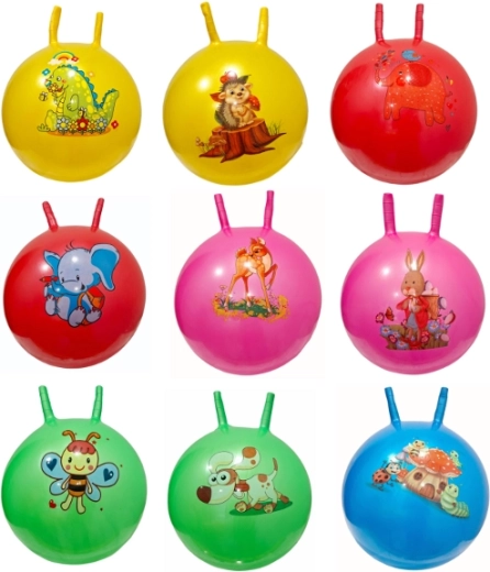 Skippybal met handgrepen 45 cm