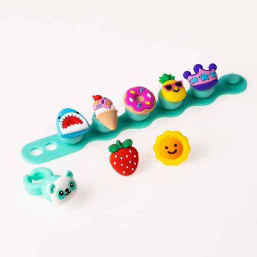 Plip Charms siliconen armband en ring