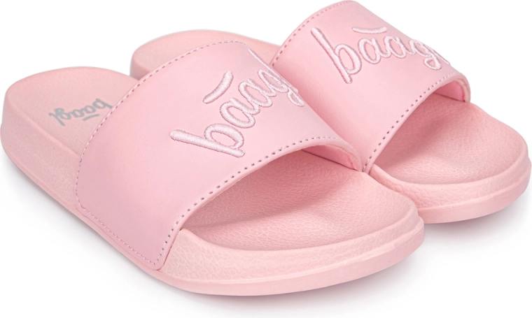 Baagl pantoffels Logo Pink