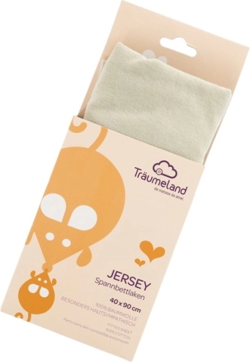 Träumeland jersey hoeslaken 40 × 90 cm Desert Sage