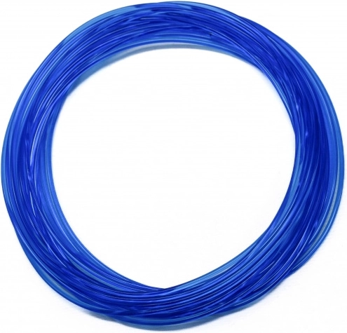Transparant blauw PLA-filament 5 m